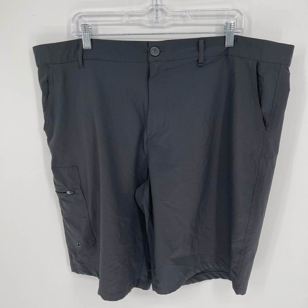 OP Mens Grey OPFlex 4-Way Stretch Cargo‎ Shorts Size 42" Waist